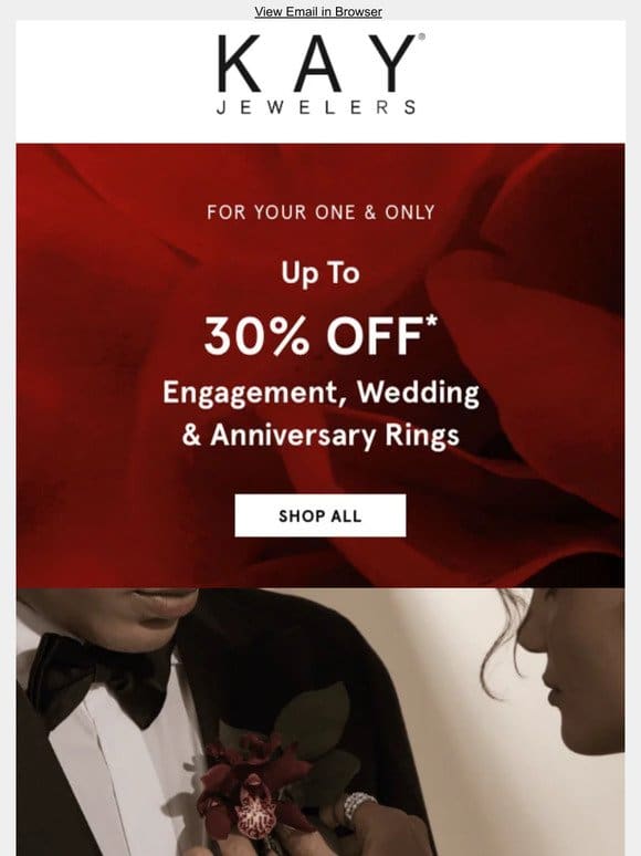 NOW: Up to 30% OFF the Perfect Ring