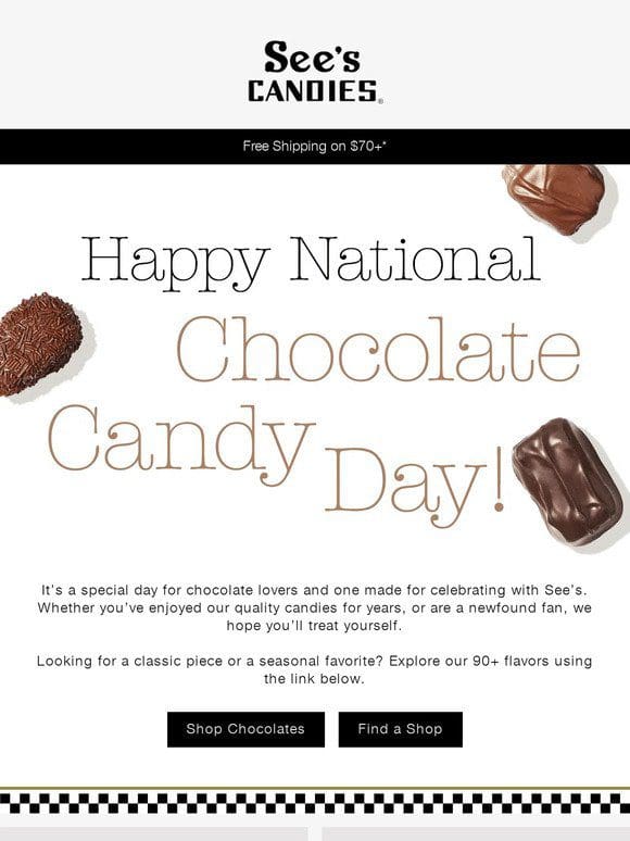 National Chocolate Candy Day is Today!