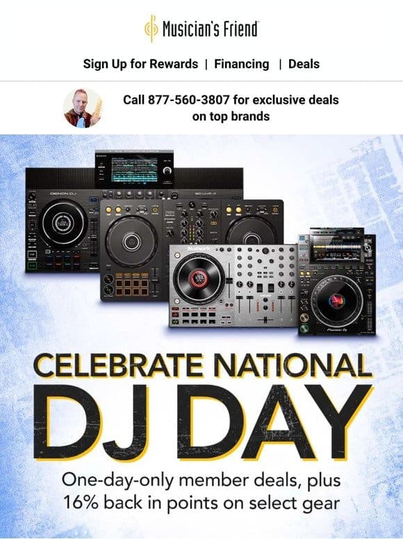 National DJ Day: One-day-only savings