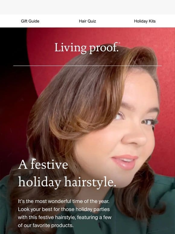 Need some holiday hair inspo?
