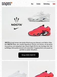 Neue NOCTA Glide Sneaker bei SNIPES
