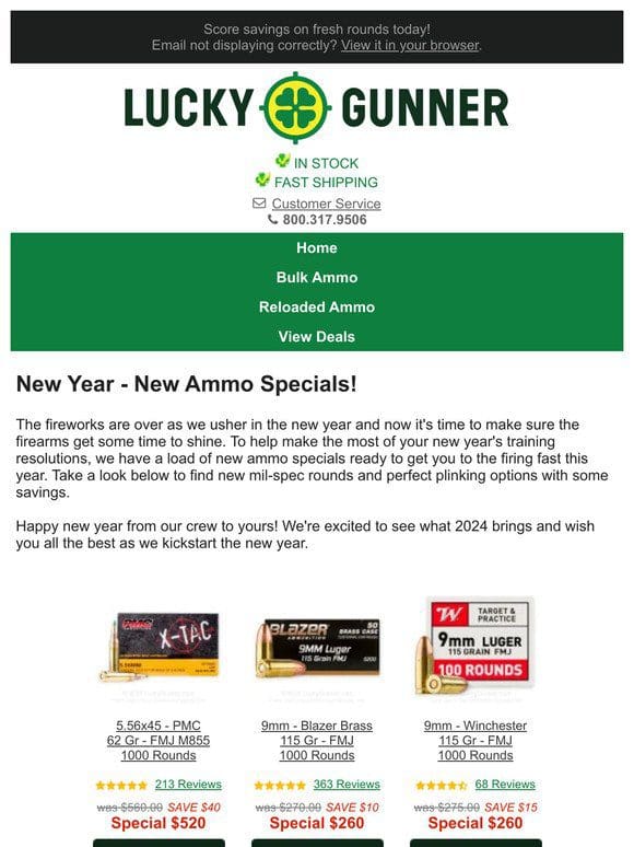 New Ammo for the New Year