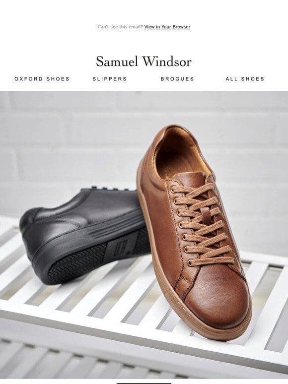 New Arrivals: Leather Trainers