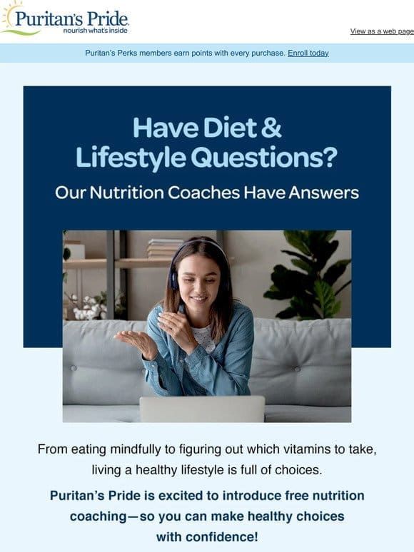 New! Book an appointment with a Nutrition Coach