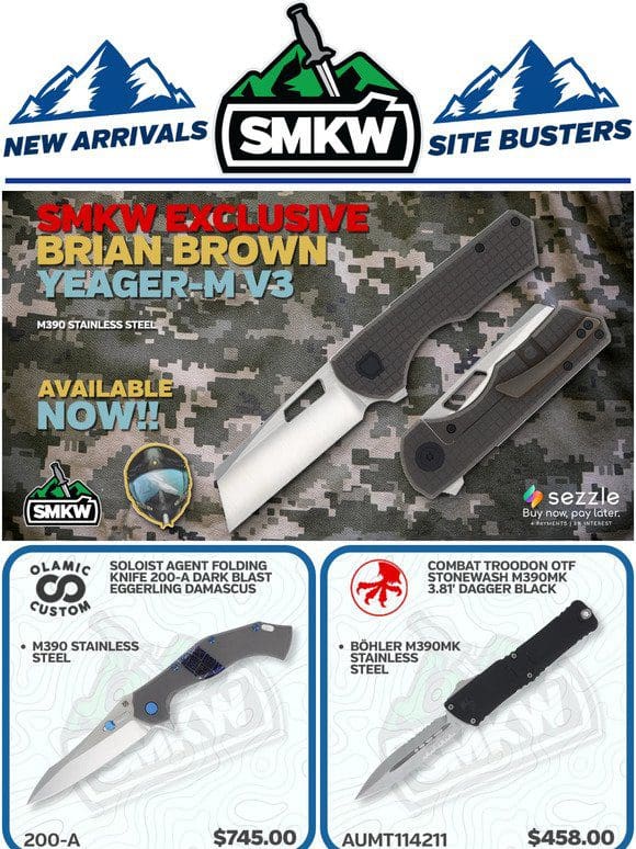 New Brian Brown Yeager Exclusive and Jack Wolf Launching TODAY!