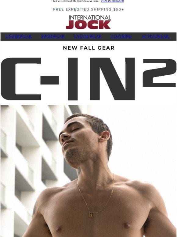 New C-IN2 Underwear Fall/Winter 2021