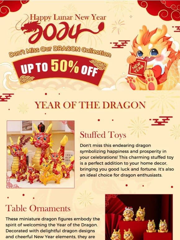 New DRAGON Collection for Lunar New Year 2024