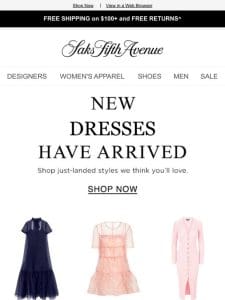 New Dresses we found just for you