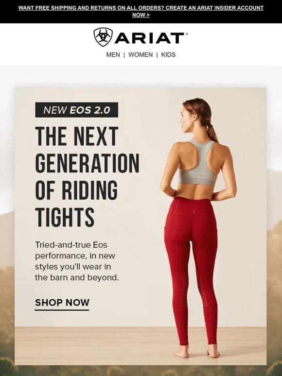 New Eos Riding Tights Are Here!