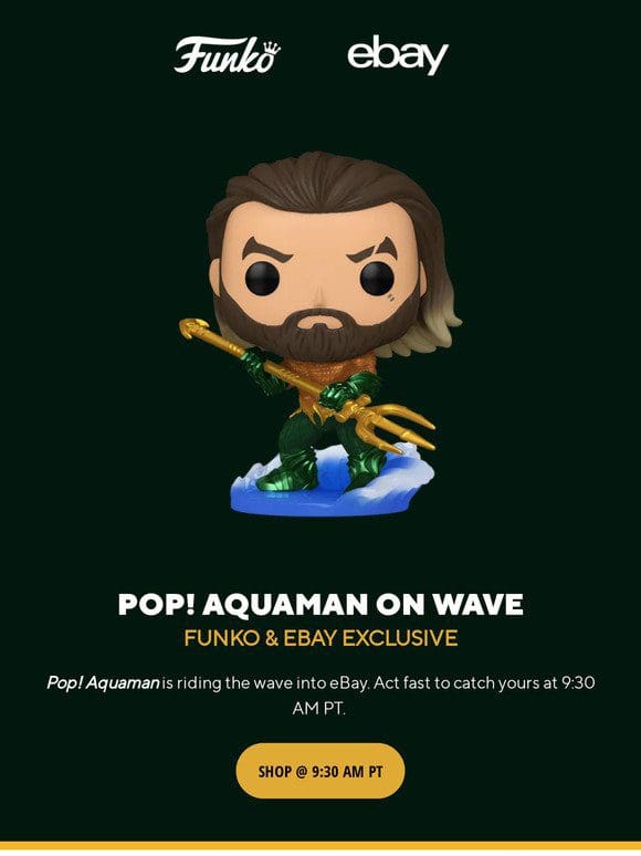 New Exclusive: Aquaman on Wave