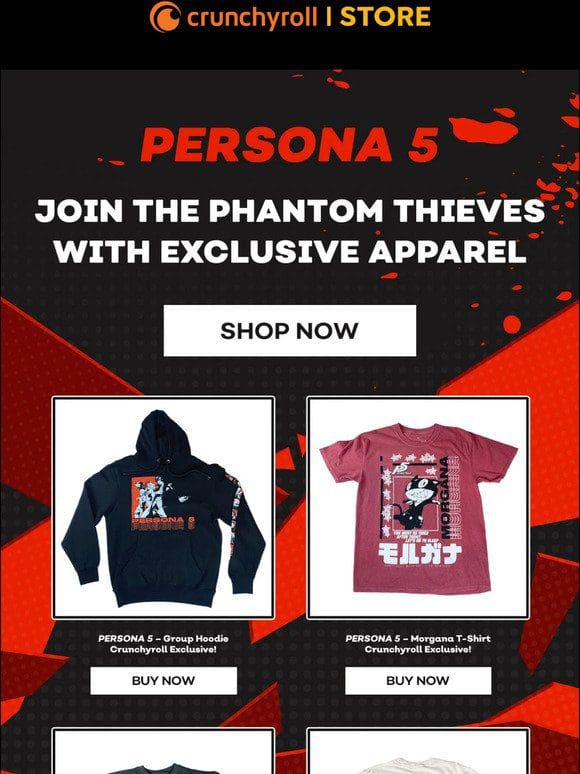 New Exclusive PERSONA 5 Apparel to Explore the Metaverse