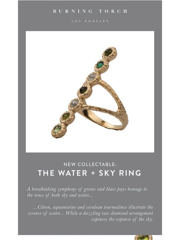 New Heirloom Piece: The Sky + Water Ring