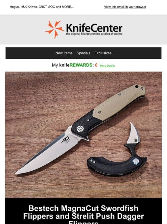 New Knives: Spyderco， Kizer， Bestech
