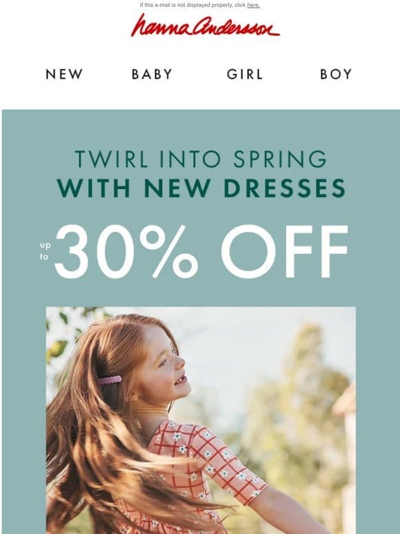 New & On Sale! Twirl Into Spring