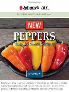 New Pepper Solutions for Your Region