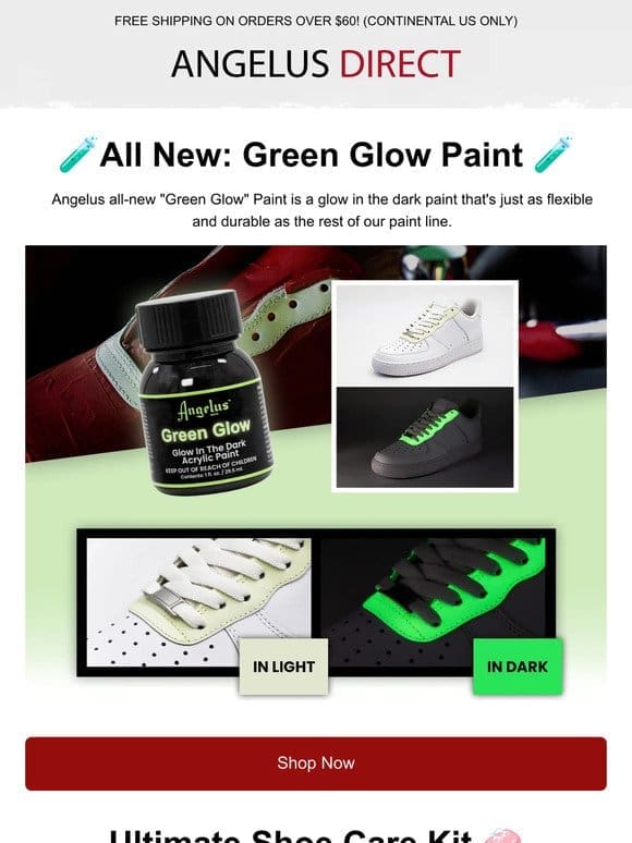 New Product Alert: Glow In The Dark Paint & MORE!!