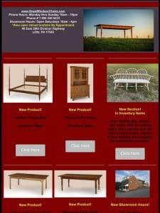 New Products and In Inventory Items – Great Windsor Chairs