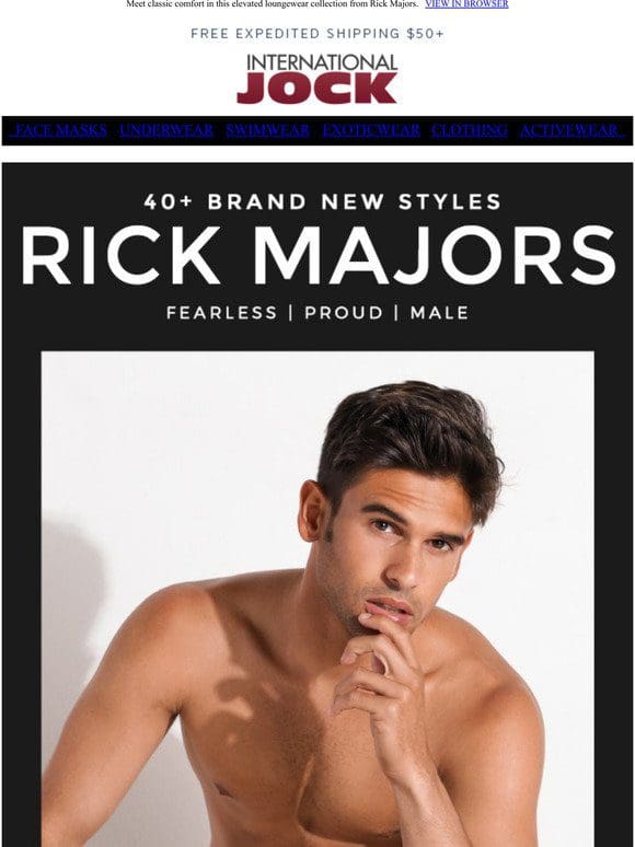New Rick Majors Lounge Boxers， Shorts， Tanks & more