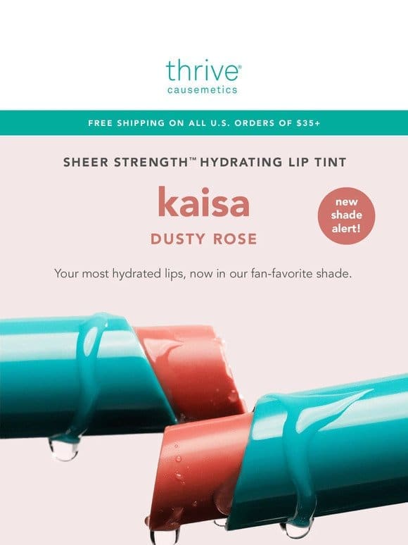 New! Sheer Strength™ Lip Tint in Kaisa