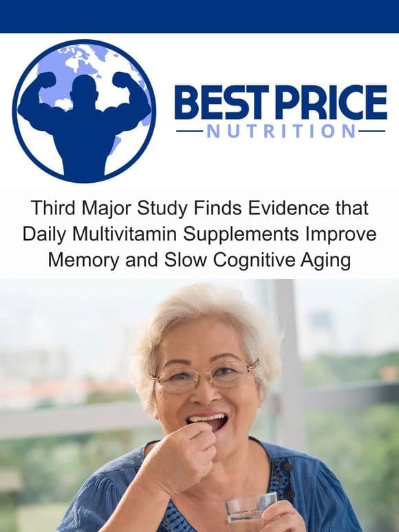 New Study Finds Taking a Multivitamin May Improve Memory