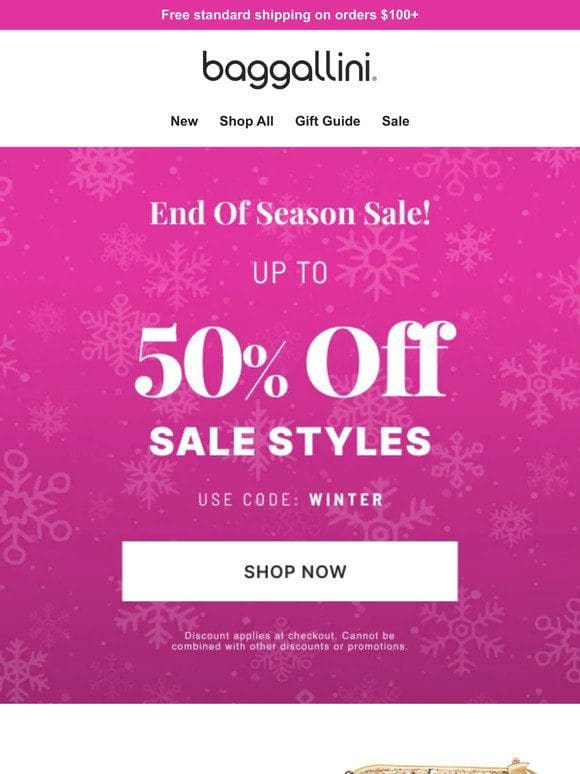 New Styles Added—up to 50% off Markdowns