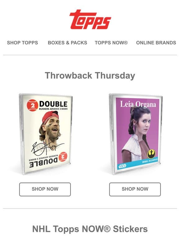 New Throwback Thursday drops are LIVE!