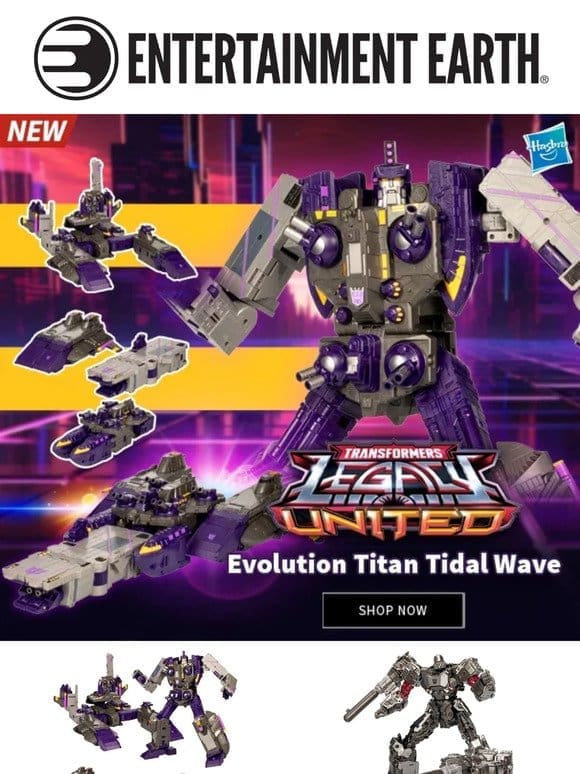 New Transformers Titan Tidal Wave – Roll Out Now!