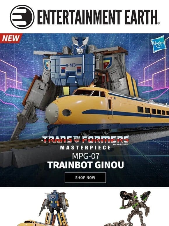 New Transformers Trainbot Ginou – Roll Out Now!
