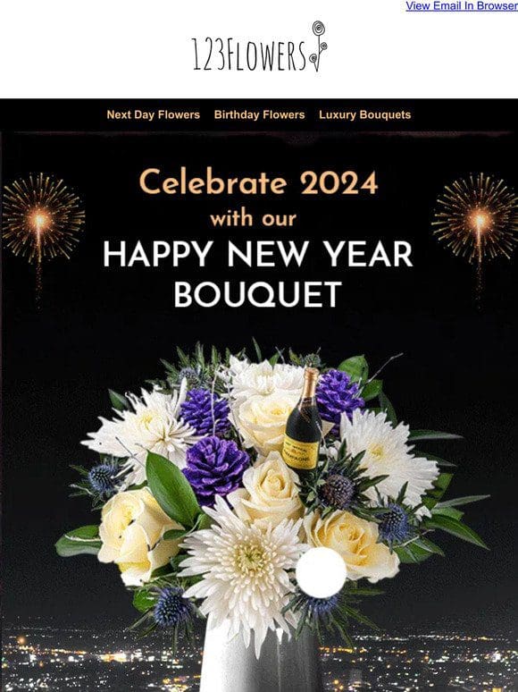 New Year Bouquet Is Here! Happy 2024!