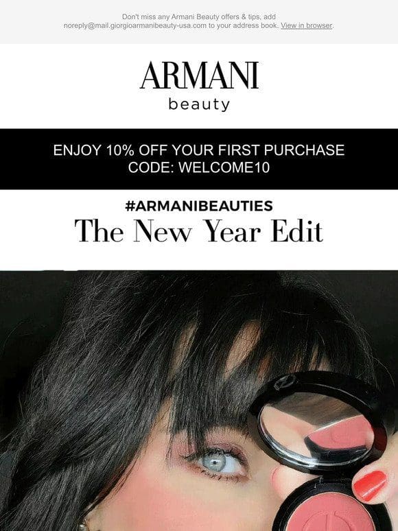New Year Essentials Featuring #ArmaniBeauties