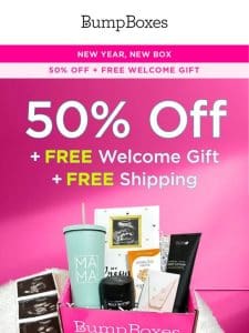 New Year! New Box! 50% off
