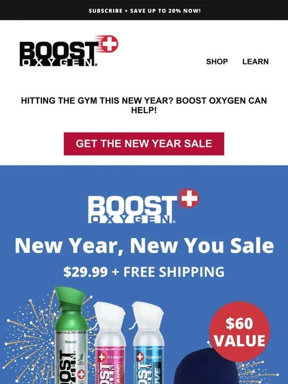 New Year New You Sale – Just $29.99 + FREE Shipping!