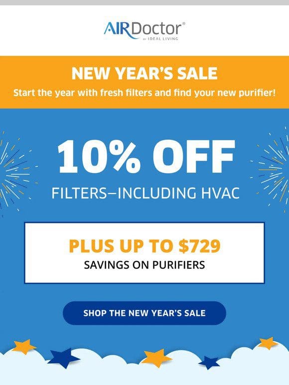 New Year News: ALL Filters Are On Sale!