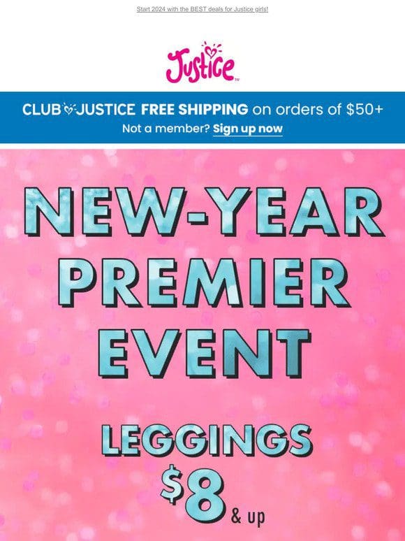 New-Year Premier: Bottoms Starting at $8