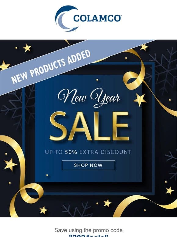 New Year Sale: Products Added