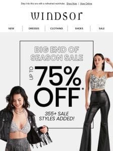 New Year. New Markdowns – Up to 75% Off