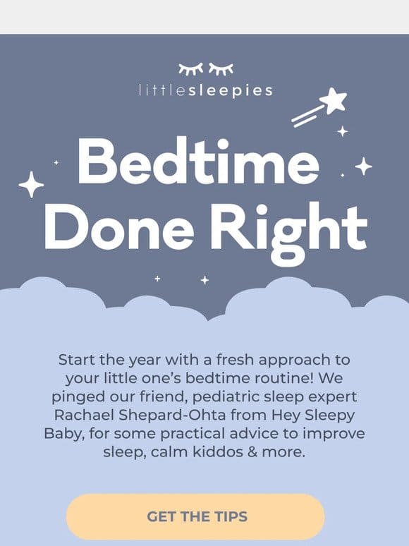 New Year， New Bedtime Routine