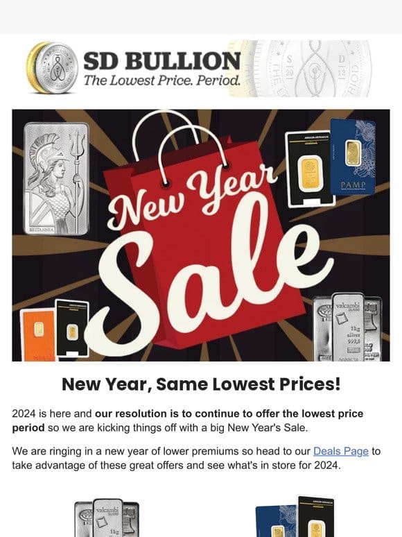 New Year， New Deals， Same Industry Low Pricing