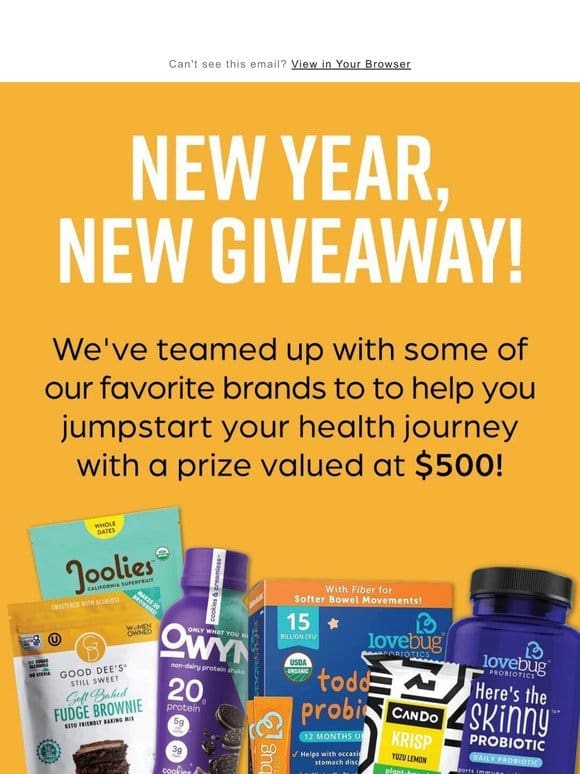 New Year， New Giveaway!