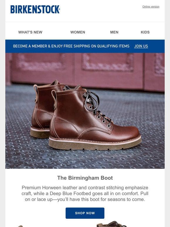 New in boots: The Birmingham