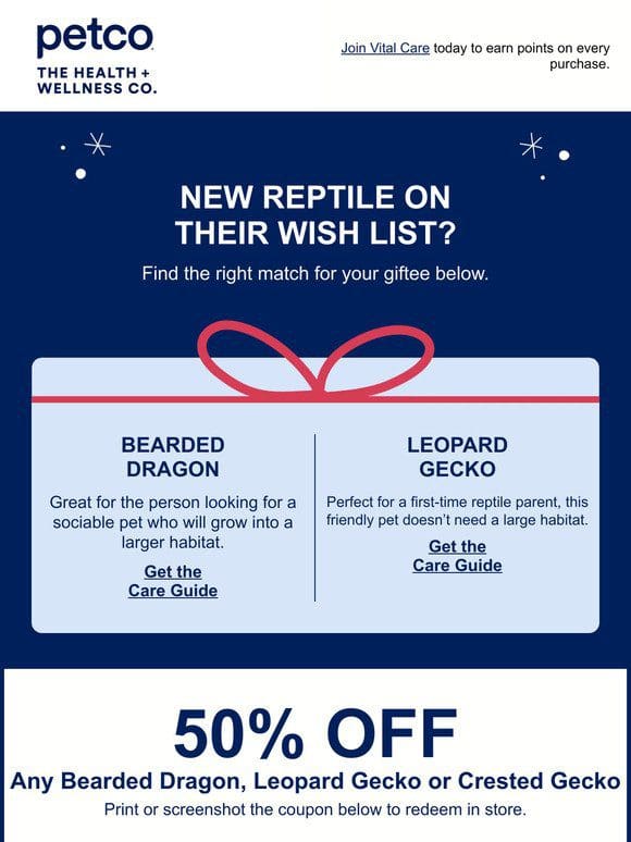 New reptile on their wishlist?
