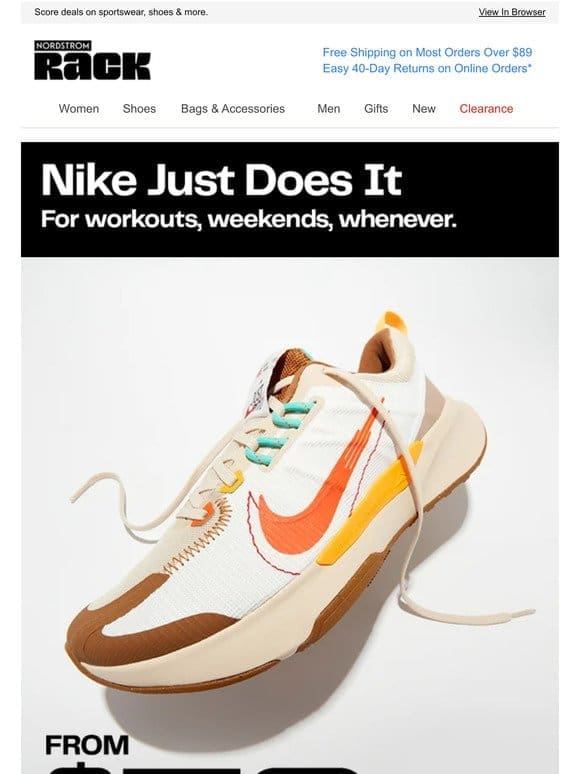 Nike fans， this is your lucky day
