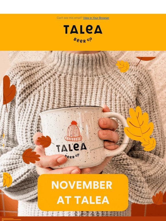 November Events at TALEA