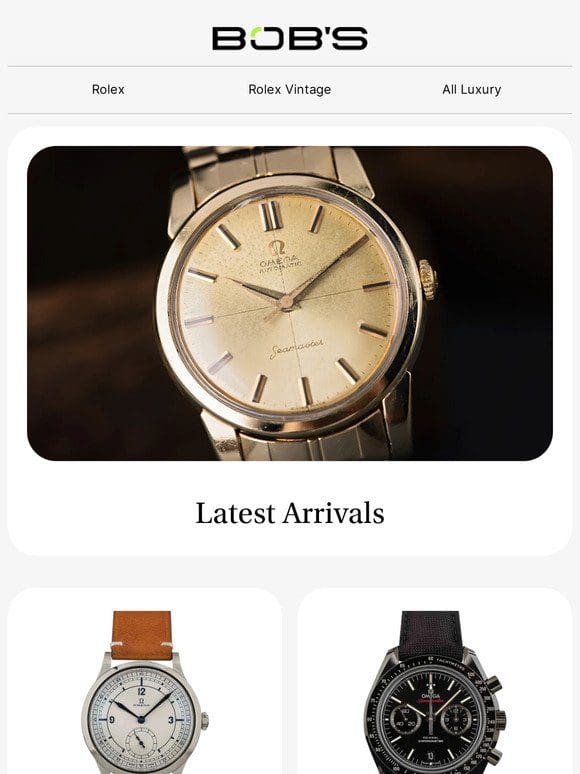 Now Available: Rare Vintage Luxury Watches