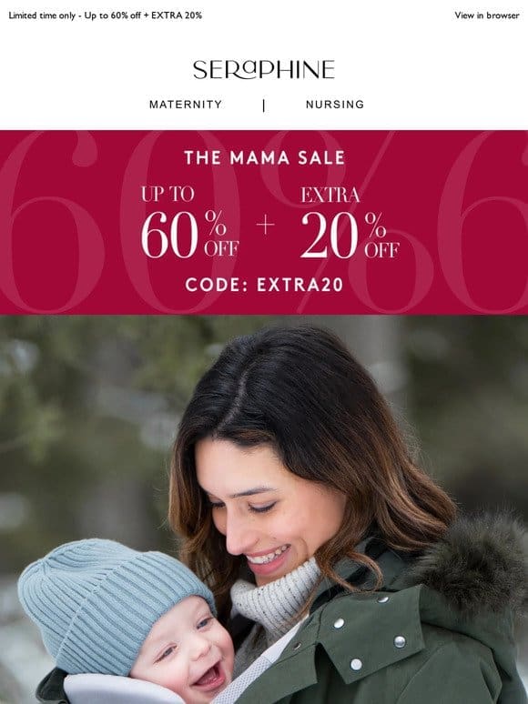 Now EXTRA 20% off sale!