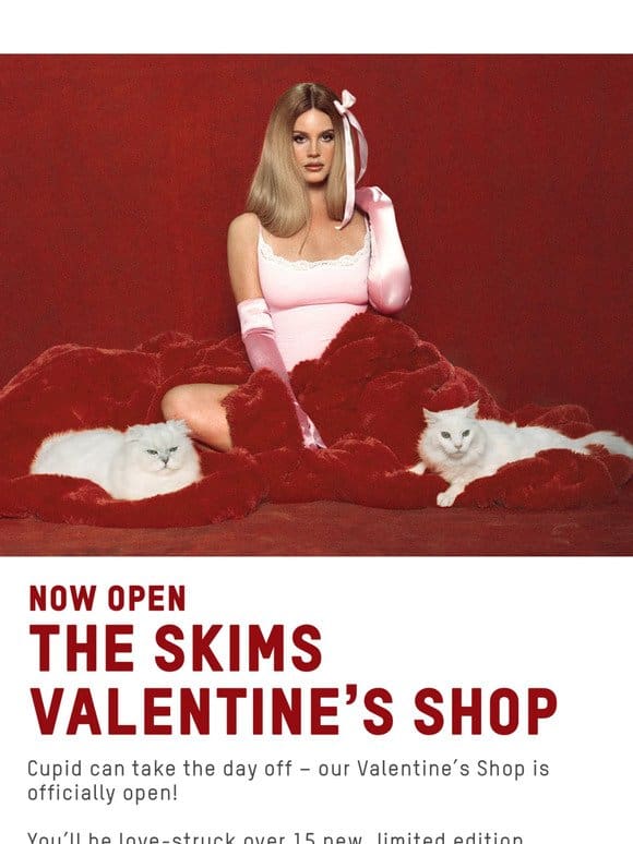Now Open: The SKIMS Valentine’s Shop