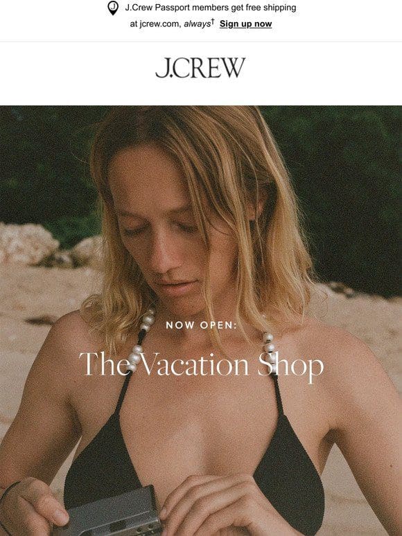 Now open: the Vacation Shop with @zippyseven