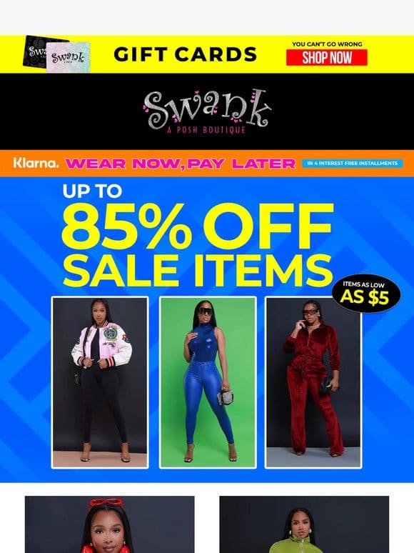OMG! Up to 85% OFF SALE!