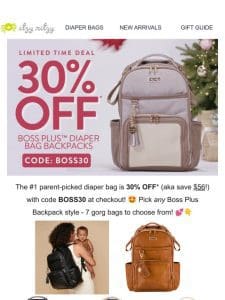 ON SALE: The #1 Diaper Bag