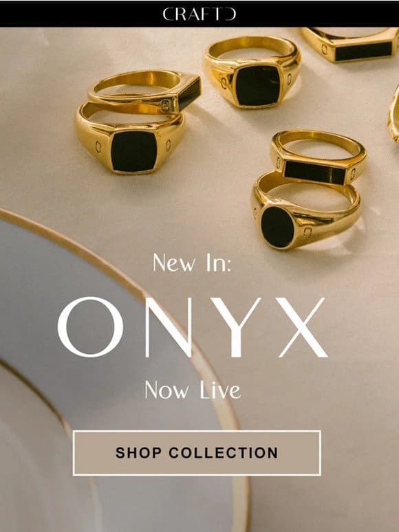 ONYX Rings: Just Dropped